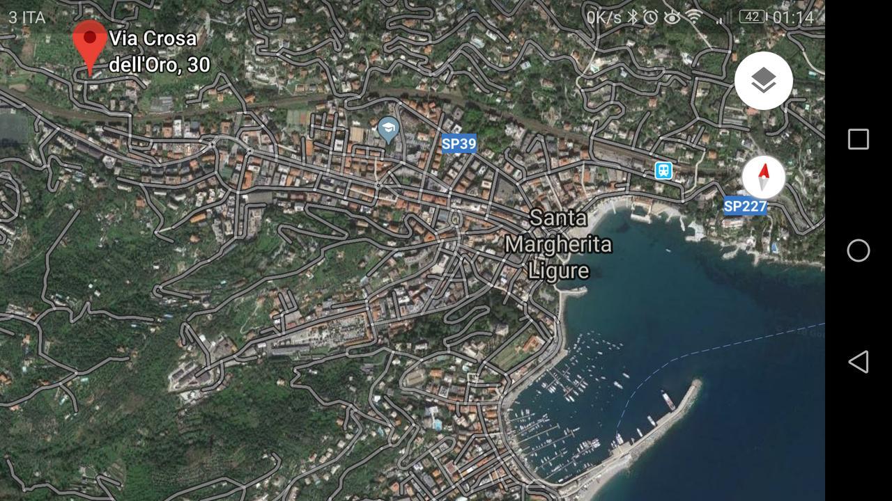 Crosa Dell'Oro Lägenhet Santa Margherita Ligure Exteriör bild